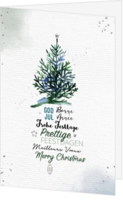 Weihnachtsbaum - karte 22143D-CD